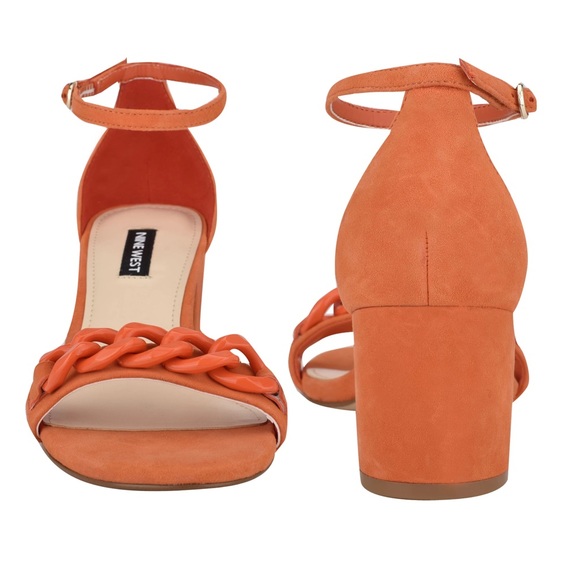 Nine West - Kimba Ankle Strap Block Heel Sandals - Picture 10 of 11